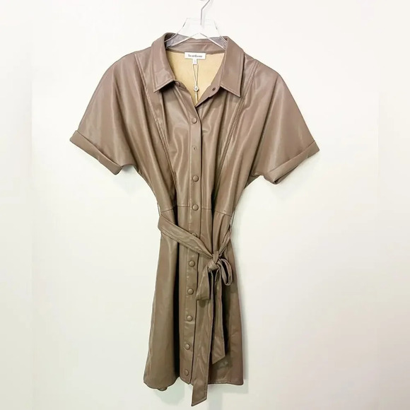 NWT HEARTLOOM Soho Dress size Large Faux Leather‎ - Picture 4 of 9